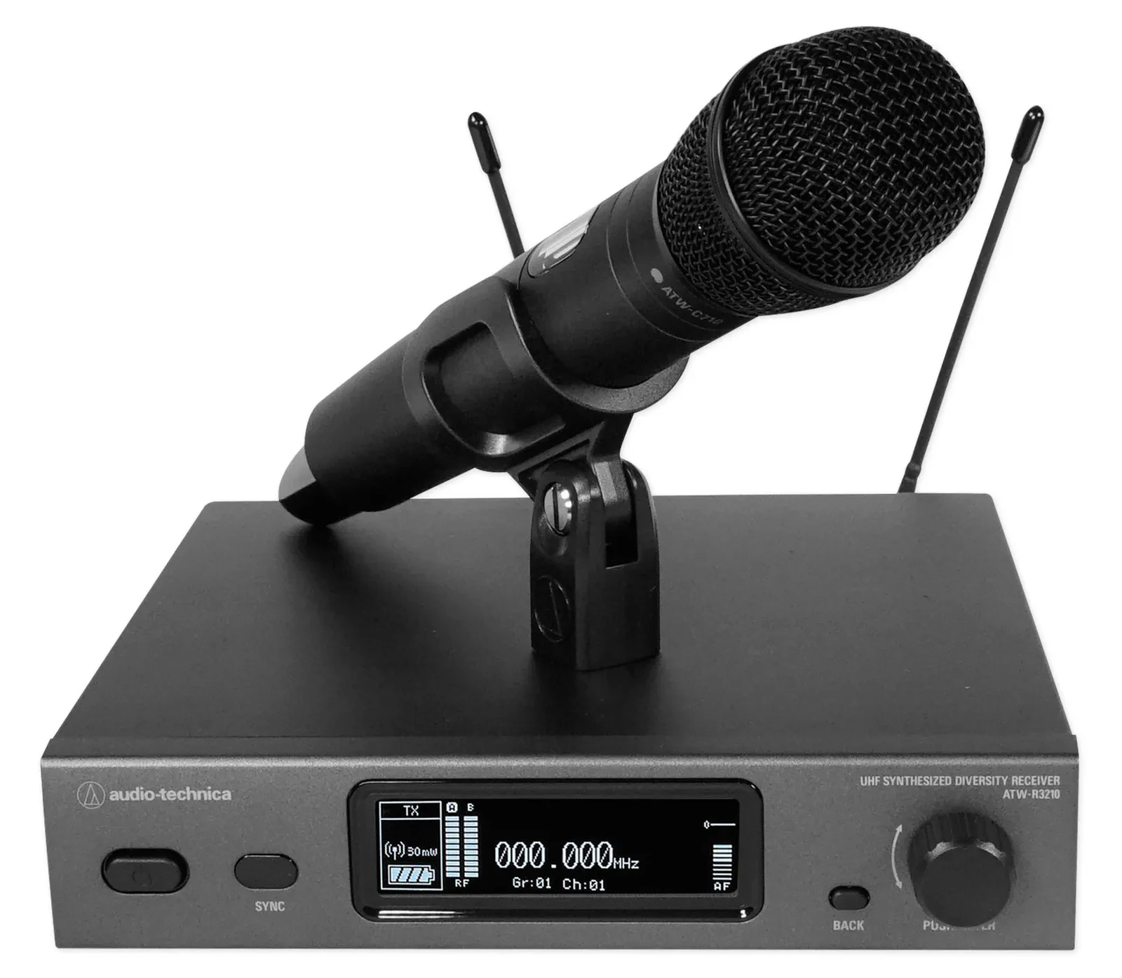 Б/У Беспроводная микрофонная система Audio-Technica ATW-3212/C710EE1 3000 Series с ручным микрофоном и приёмником