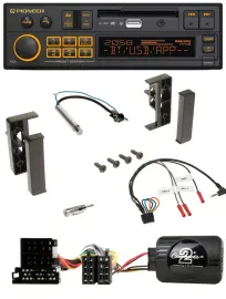 Pioneer DAB Lenkrad USB Bluetooth Autoradio für Audi A2 A3 A4 A6 1999-2000