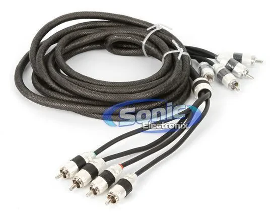 Stinger SI8412 12 Ft 4-Channel 8000 Series RCA Interconnect Cable