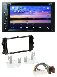 Автомагнитола для Toyota Auris (с 2013) Pioneer 2-DIN Bluetooth USB DVD DAB MP3