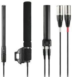 Микрофон поверхностный для вещания Audio-Technica BP350ST-UL M-S Stereo, крепление на камеру