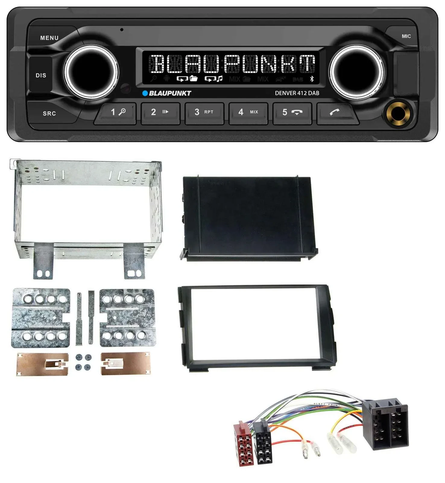 Blaupunkt Bluetooth DAB MP3 USB Autoradio für Kia Ceed 09-12 proCeed 11-13