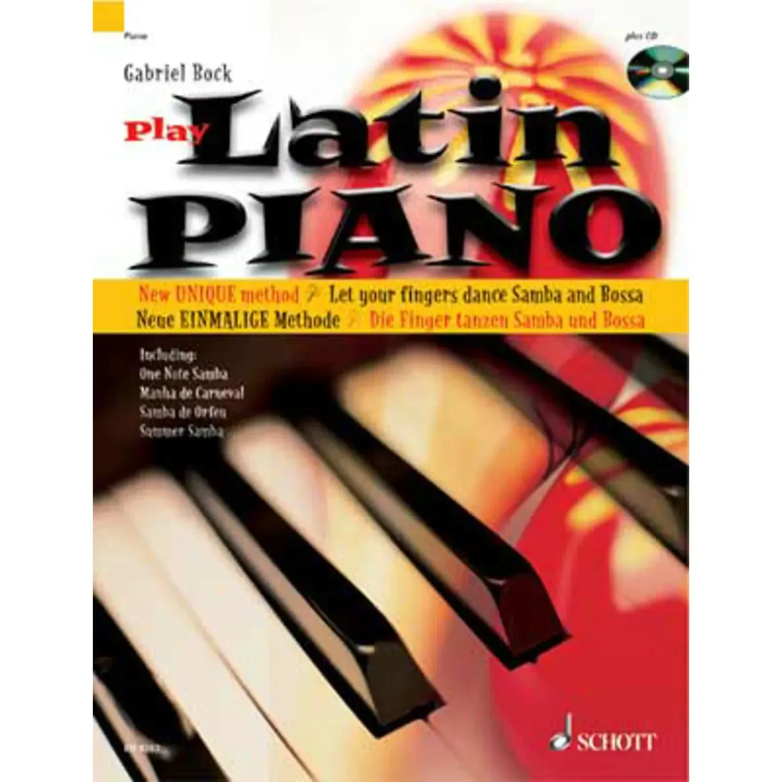 Учебное пособие Schott Music Latin Piano Gabriel Bock (+CD)