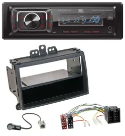 JBL SD AUX MP3 USB Bluetooth Autoradio für Hyundai i20 08-11 Rubber-Touch Ablage