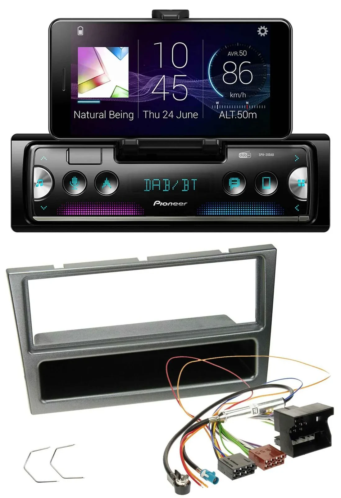 Автомагнитола для Opel Corsa C Pioneer USB, Bluetooth, DAB, MP3 Quadlock 2004–2006