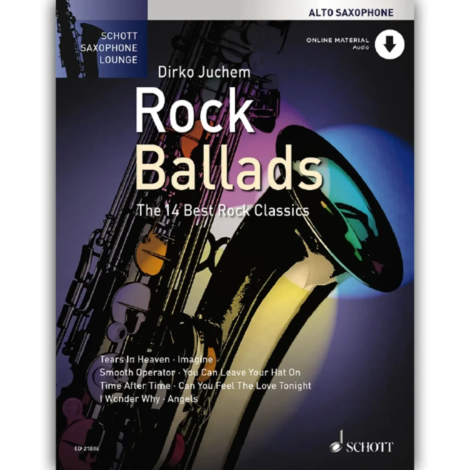 Сборник песен Schott Music Rock Ballads Alto Saxophone