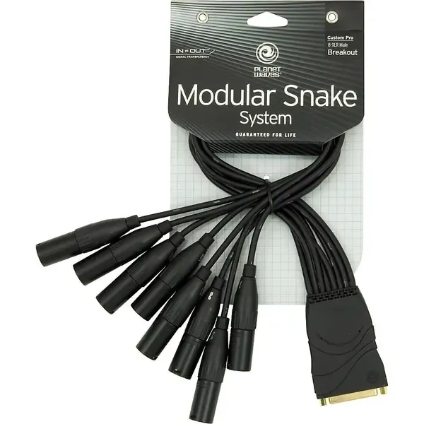 Мультикор D'Addario Planet Waves PW-XLRMB-01 Modular Snake Male XLR 3 м