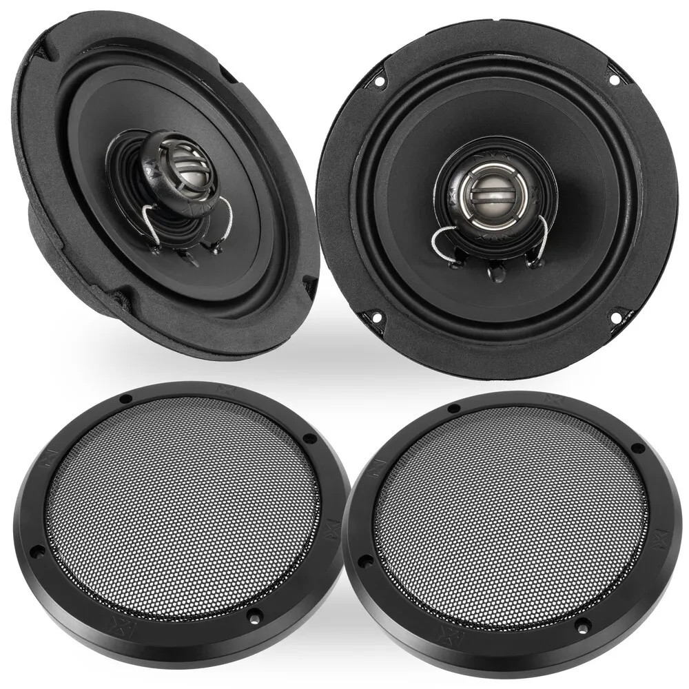NVX XFHD6R 300W RMS 6.5" 2-Ohm Rear Tour-Pak Speakers