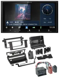 Kenwood Bluetooth 2DIN USB DAB MP3 Autoradio für BMW 3er 1999-2002 1 Schalteröff