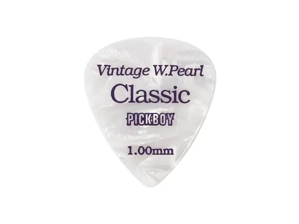 Медиаторы Pickboy GP-14/100 Celluloid Vintage Classic White Pearl 50 шт.