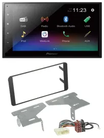 Pioneer USB Bluetooth DAB 2DIN MP3 Autoradio für Subaru BRZ (ab 2012)