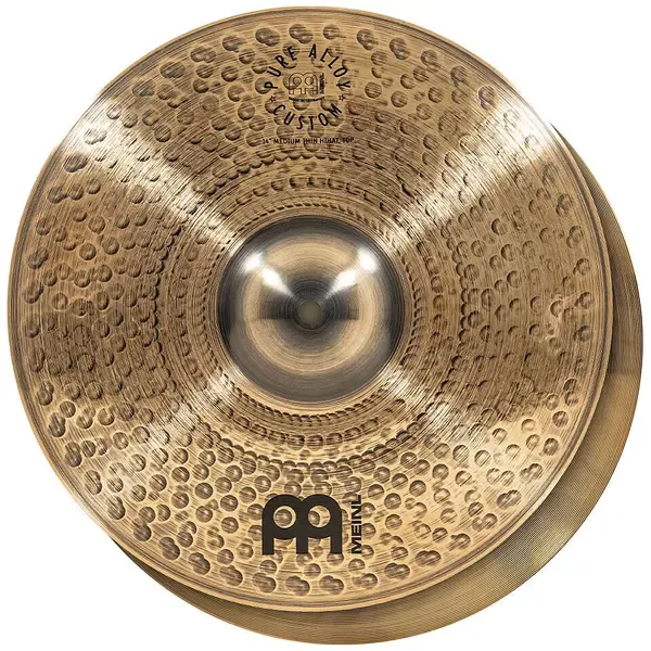 Тарелка барабанная MEINL 14" Pure Alloy Custom Medium Thin Hi-Hat (пара)