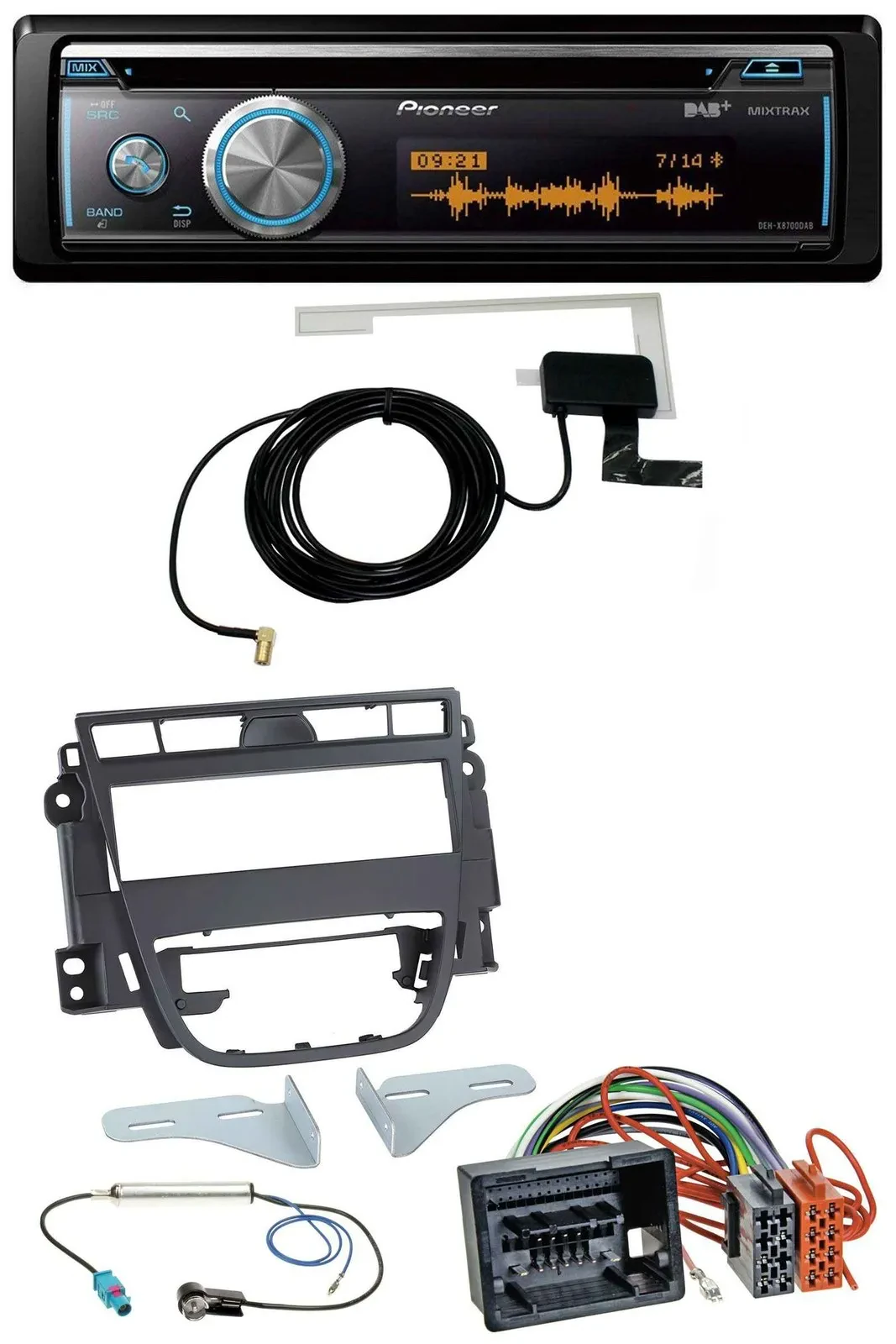 Pioneer Bluetooth DAB MP3 USB CD Autoradio für Opel Meriva B (ab 2010)