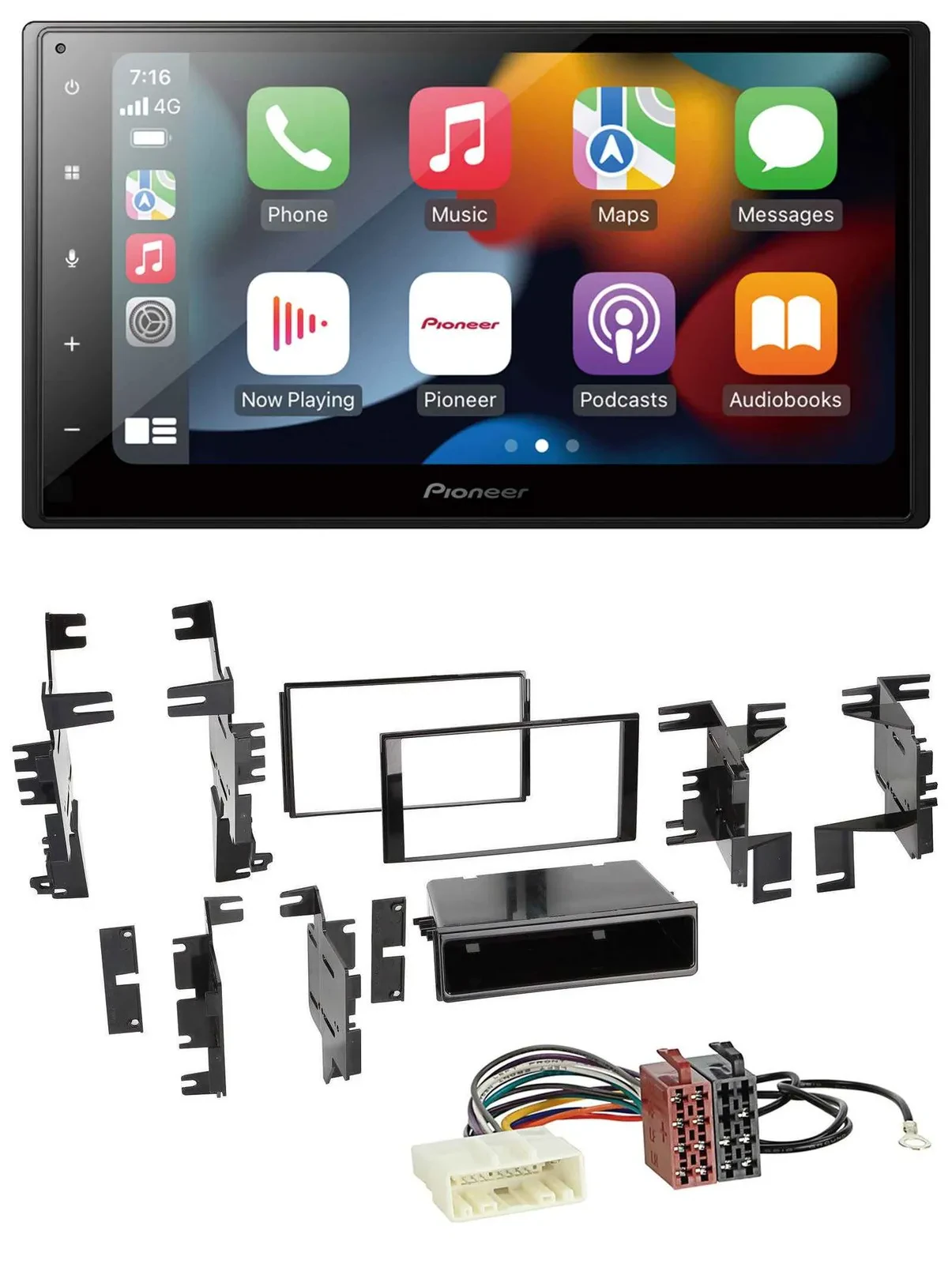 Pioneer DAB Bluetooth 2DIN USB MP3 Autoradio für Nissan Quest Rogue Titan ab 11