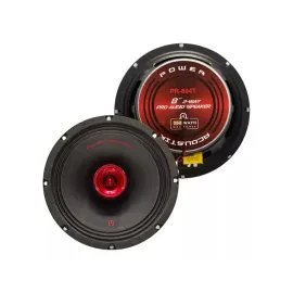 Power Acoustik PR-804T 8" Pro Audio 2-Way Coaxial 4-ohm Speakers