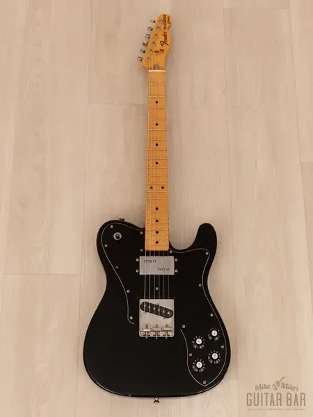 Электрогитара Fender Telecaster Custom JV 1972 Vintage Reissue TC72-60 SH Black w/gigbag Japan 1984