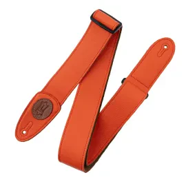 Levy's MSS7G Garment Leather 2" Guitar Strap, Party Red