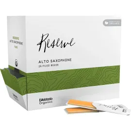 Трости для альт-саксофона D'Addario Woodwinds Organic Reserve 3 (набор, 25 шт.)