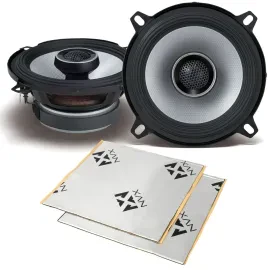 Alpine S2-S50 110W RMS 5.25" Coaxial Speakers w/ Sound Damping