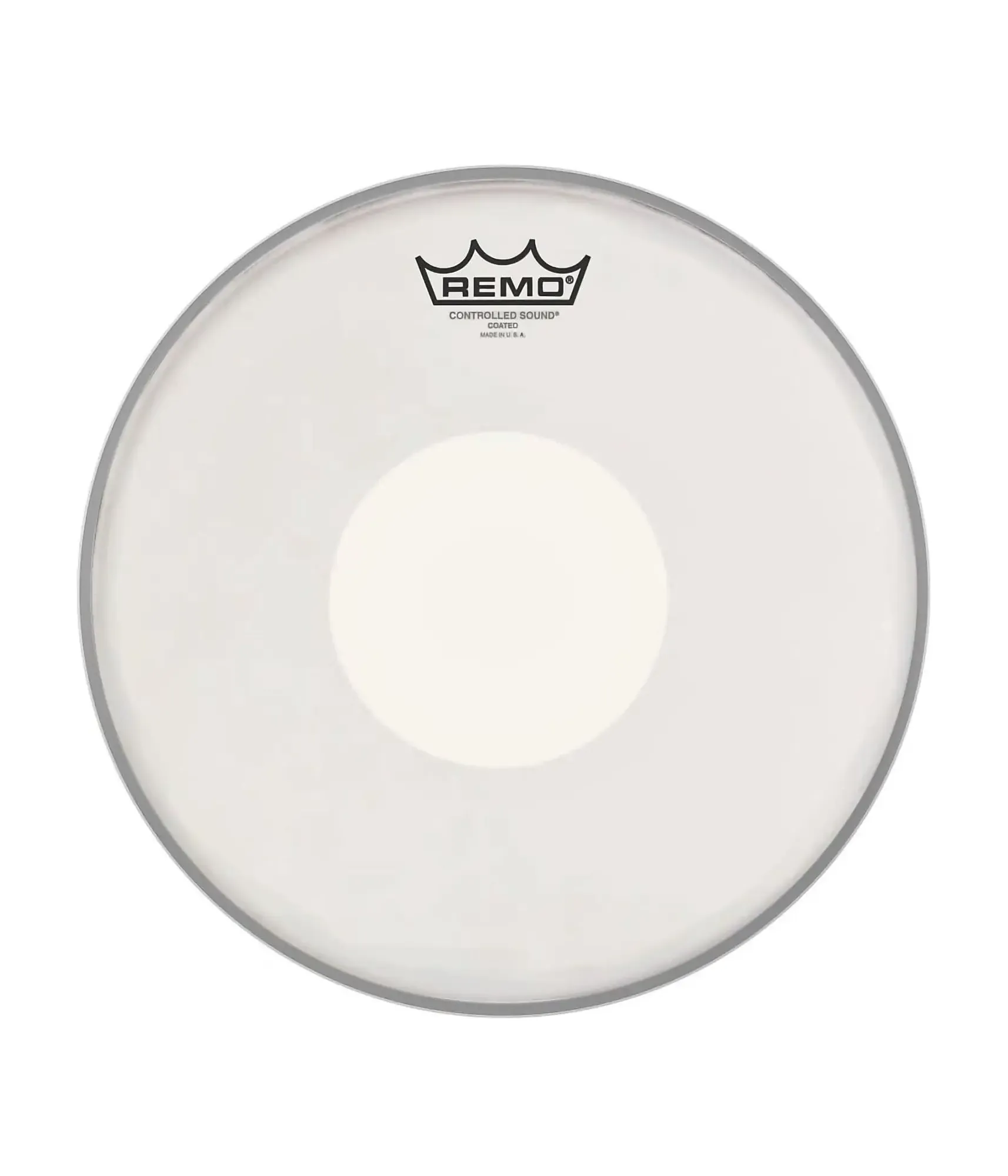 Пластик для барабана Remo 14" Controlled Sound Coated White Dot