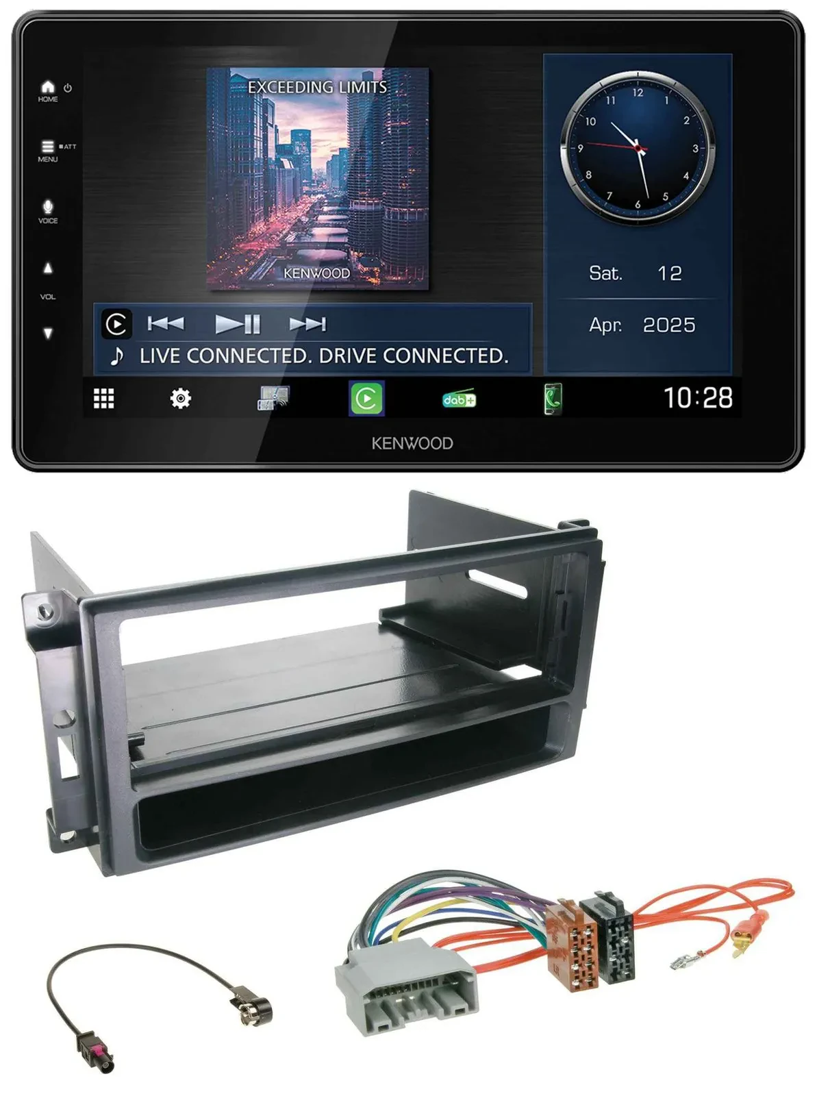 Kenwood MP3 Bluetooth USB DAB Autoradio für Chrysler 300C Sebring Dodge Avenger