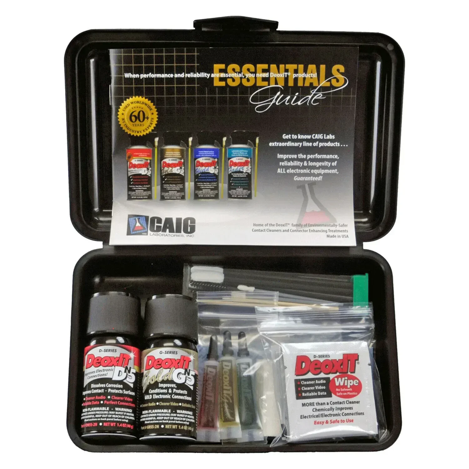 Набор для чистки разъемов для аудио/видео Caig DeoxIT SK-AV35