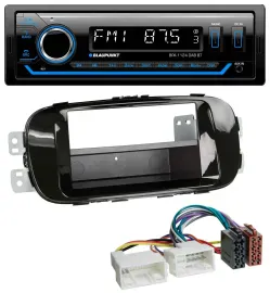 Автомагнитола для Kia Soul (PS, с 2014) Blaupunkt Bluetooth, USB, DAB, MP3, цвет: черный (piano black)