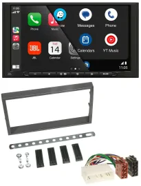 JBL USB 2DIN MP3 Bluetooth AUX Autoradio für SSangYong Kyron ab 2005