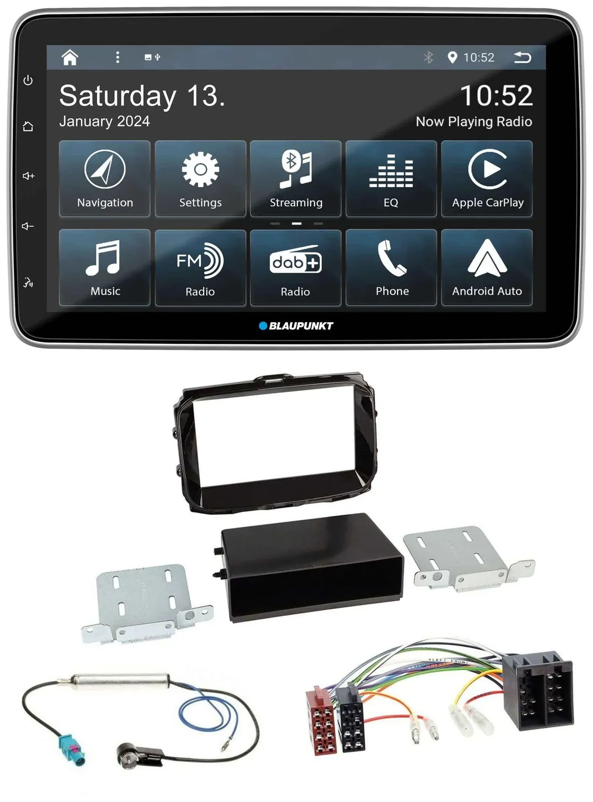 Автомагнитола для Alfa Giulietta (с 2013) Blaupunkt USB DAB SD MP3 Bluetooth ISO