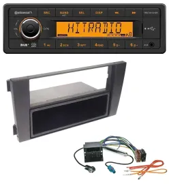 Автомагнитола Continental 1-DIN DAB, USB, AUX, MP3 для Audi A6 (C5, 2001–2005) Symphony Quadloc