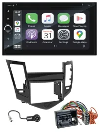 Blaupunkt 2DIN Bluetooth DAB USB DVD MP3 Autoradio für Chevrolet Cruze ab 2009