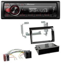 Автомагнитола для Fiat Ducato (2006–2010) Pioneer MP3, 1DIN, DAB, USB, AUX, цвет Piano Black