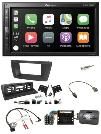Автомагнитола Pioneer 2DIN, Bluetooth, USB, DAB для BMW X3 E83 (2004–2010), поддержка кнопок на руле