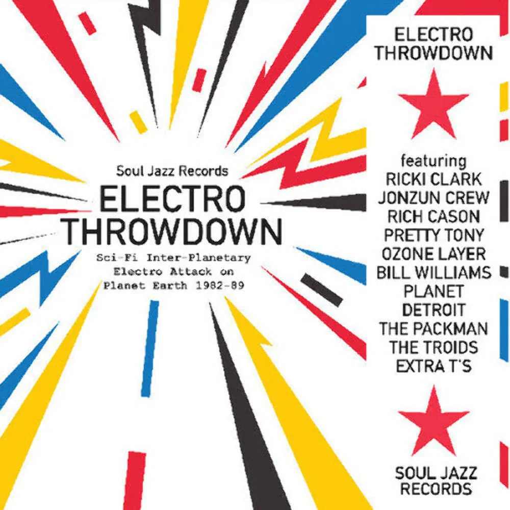 Виниловая пластинка Various Artists – Electro Throwdown - Sci-Fi Inter-Planetary Electro Attack on Planet Earth 1982-89 (Релиз 2024)