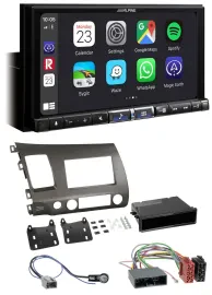 Alpine 2DIN DAB USB MP3 Bluetooth Autoradio für Honda Civic Hybrid FD3 06-10 ant