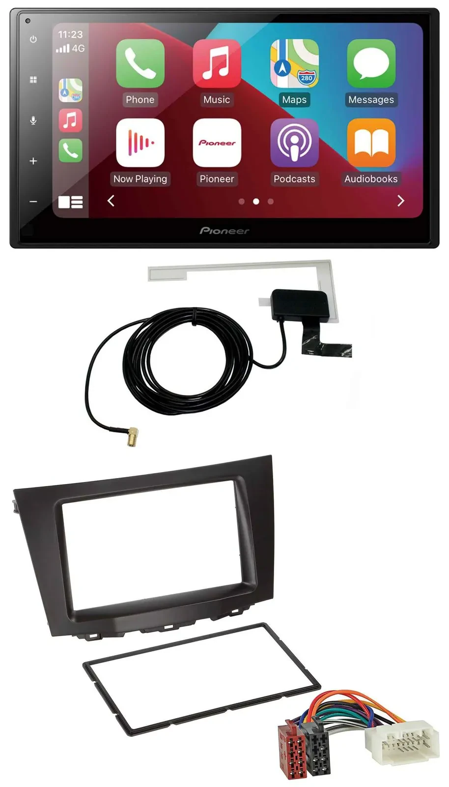 Pioneer USB Bluetooth DAB MP3 2DIN Autoradio für Suzuki Kizashi (ab 2009)