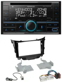 Kenwood CD 2DIN DAB USB MP3 Bluetooth Autoradio für Hyundai i30 (ab 12)