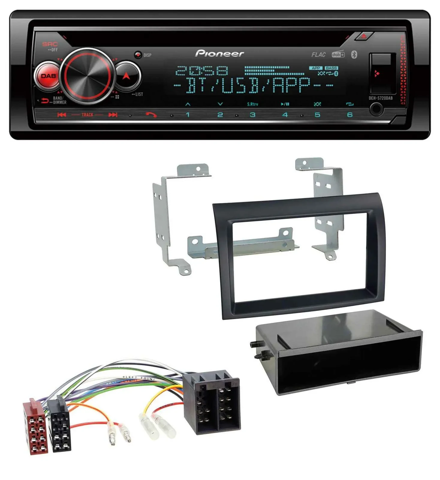 Автомагнитола для Citroen Jumper / Fiat Ducato (2006–2011) Pioneer MP3 DAB CD Bluetooth USB