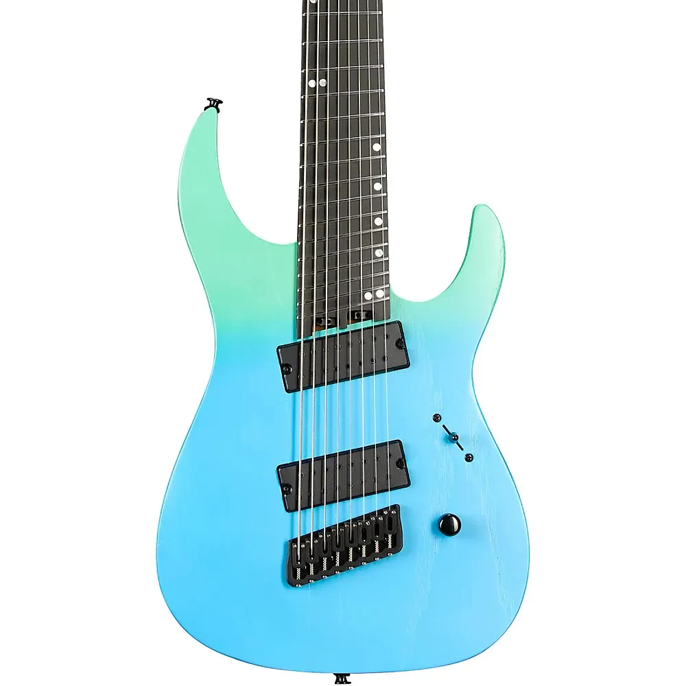 Legator Ninja 8 String MultiScale Performance Series Guitar Pacific Aqua