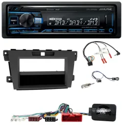 Alpine USB Bluetooth DAB Lenkrad Autoradio für Mazda CX-7 2009-2013