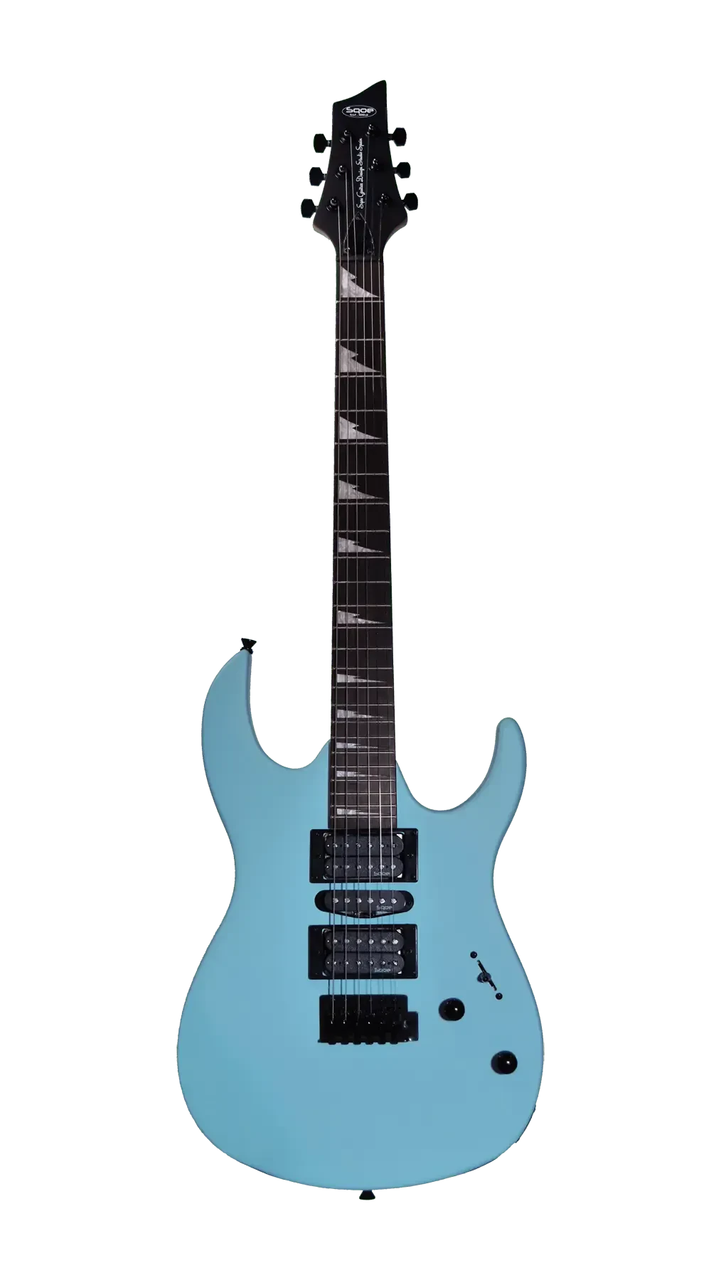 Электрогитара SQOE SEIB370 Superstrat HSH Matte Sky