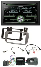 Pioneer Bluetooth Lenkrad DAB 2DIN USB CD Autoradio für Ford C Max Galaxy Focus