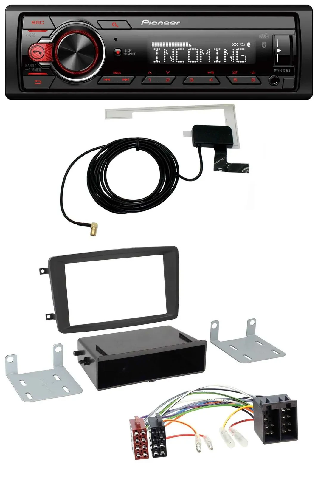 Автомагнитола Pioneer USB MP3 DAB Bluetooth для Mercedes C-Class/CLK/Vito/Viano
