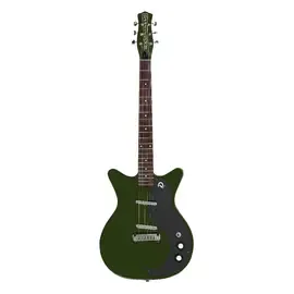 Электрогитара полуакустическая Danelectro Blackout 59 Green Envy