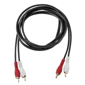 Коммутационный кабель HA 2 RCA Male to 2 RCA Male Stereo Audio Cable 6' #DR-MM-6