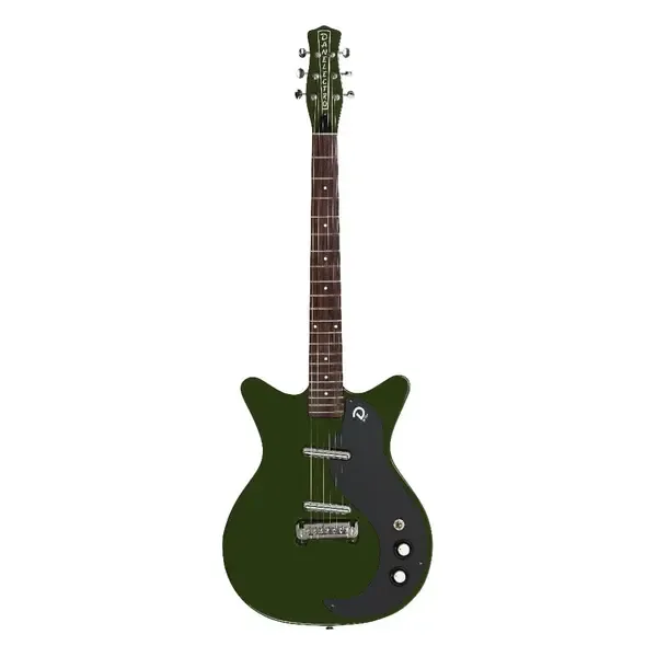 Электрогитара полуакустическая Danelectro Blackout 59 Green Envy