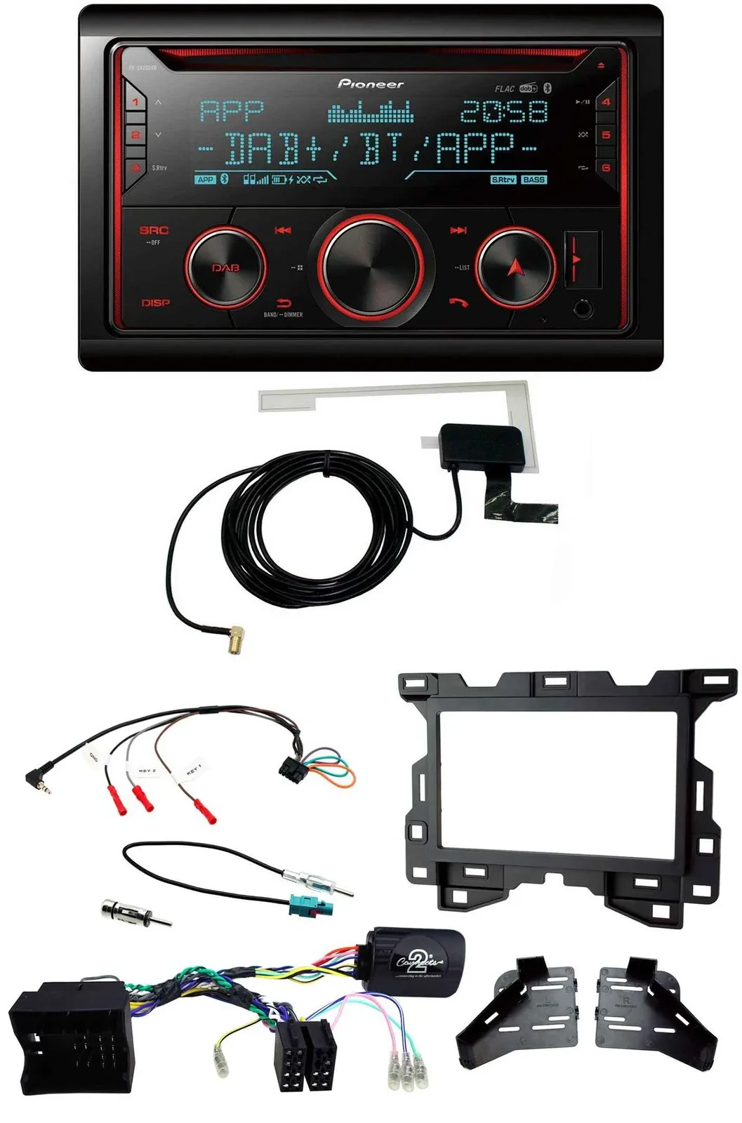 Pioneer 2DIN Lenkrad DAB USB CD Bluetooth Autoradio für Mercedes Sprinter W907 W
