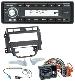 Continental MP3 AUX USB DAB 1DIN Autoradio für Opel Meriva B (ab 2010)