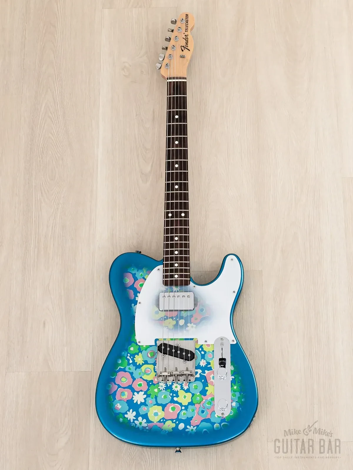 Электрогитара Fender Limited Edition Blue Flower Telecaster TL69/HB HS Blue Flower w/case Japan 2011