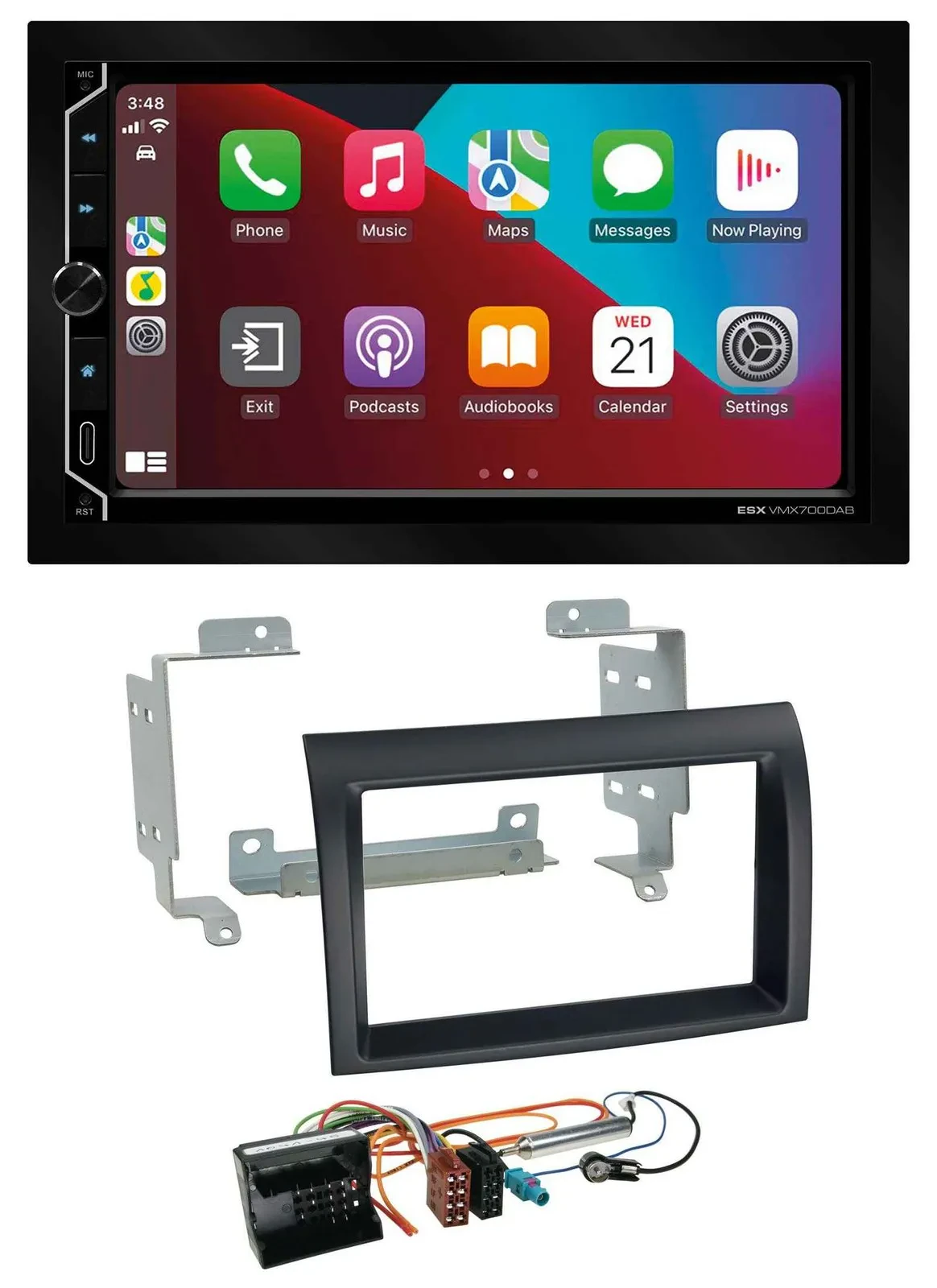 ESX 2DIN DAB USB MP3 Bluetooth Autoradio für Citroen Jumper Profi 06-11